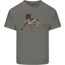 German Shorthaired Pointer Dog Mens Cotton T-Shirt Tee Top Charcoal