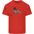 German Shorthaired Pointer Dog Mens Cotton T-Shirt Tee Top Red