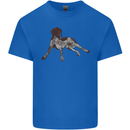 German Shorthaired Pointer Dog Mens Cotton T-Shirt Tee Top Royal Blue