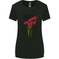 German Skull Gym Training Bodybuilding Womens Wider Cut T-Shirt Black