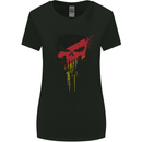 German Skull Gym Training Bodybuilding Womens Wider Cut T-Shirt Black