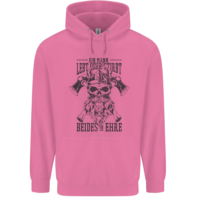 German Viking Childrens Kids Hoodie Azalea