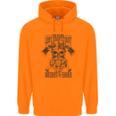 German Viking Childrens Kids Hoodie Orange