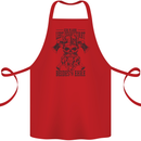 German Viking Cotton Apron 100% Organic Red