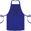 German Viking Cotton Apron 100% Organic Royal Blue