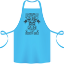 German Viking Cotton Apron 100% Organic Turquoise