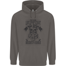 German Viking Mens 80% Cotton Hoodie Charcoal