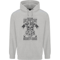 German Viking Mens 80% Cotton Hoodie Sports Grey