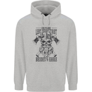 German Viking Mens 80% Cotton Hoodie Sports Grey