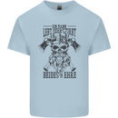German Viking Mens Cotton T-Shirt Tee Top Light Blue