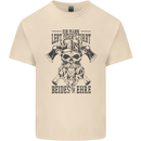 German Viking Mens Cotton T-Shirt Tee Top Natural