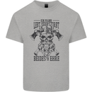 German Viking Mens Cotton T-Shirt Tee Top Sports Grey