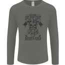 German Viking Mens Long Sleeve T-Shirt Charcoal