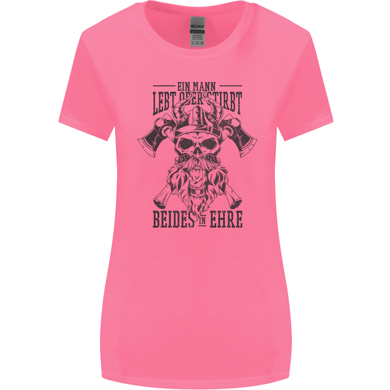 German Viking Womens Wider Cut T-Shirt Azalea