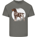German Wirehaired Pointer Dog Mens Cotton T-Shirt Tee Top Charcoal