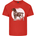 German Wirehaired Pointer Dog Mens Cotton T-Shirt Tee Top Red