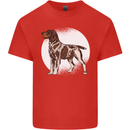 German Wirehaired Pointer Dog Mens Cotton T-Shirt Tee Top Red