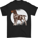 German Wirehaired Pointer Dog Mens T-Shirt 100% Cotton Black