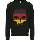 Germany Skull German Gym Biker Flag Kids Sweatshirt Jumper Black