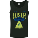 Get in Loser Funny Alien Abduction UFO Mens Vest Tank Top Black