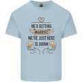 Getting Married Funny Marriage Beer Stag Doo Do Mens Cotton T-Shirt Tee Top Light Blue