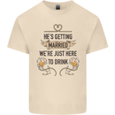 Getting Married Funny Marriage Beer Stag Doo Do Mens Cotton T-Shirt Tee Top Natural