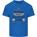 Getting Married Funny Marriage Beer Stag Doo Do Mens Cotton T-Shirt Tee Top Royal Blue