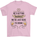 Getting Married Funny Marriage Beer Stag Doo Do Mens T-Shirt 100% Cotton Light Pink