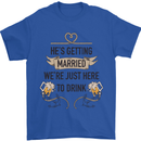 Getting Married Funny Marriage Beer Stag Doo Do Mens T-Shirt 100% Cotton Royal Blue