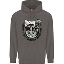 Ghosts Just Wanna Have Fun Halloween Mens 80% Cotton Hoodie Charcoal