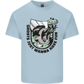 Ghosts Just Wanna Have Fun Halloween Mens Cotton T-Shirt Tee Top Light Blue