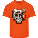 Ghosts Just Wanna Have Fun Halloween Mens Cotton T-Shirt Tee Top Orange