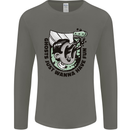 Ghosts Just Wanna Have Fun Halloween Mens Long Sleeve T-Shirt Charcoal