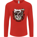 Ghosts Just Wanna Have Fun Halloween Mens Long Sleeve T-Shirt Red