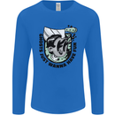 Ghosts Just Wanna Have Fun Halloween Mens Long Sleeve T-Shirt Royal Blue