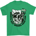 Ghosts Just Wanna Have Fun Halloween Mens T-Shirt 100% Cotton Irish Green