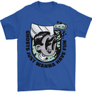 Ghosts Just Wanna Have Fun Halloween Mens T-Shirt 100% Cotton Royal Blue