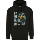 Giant Snapping Turtle Mens 80% Cotton Hoodie Black
