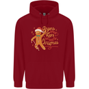 Gingers are for Life Funny Christmas Xmas Mens 80% Cotton Hoodie Red