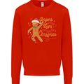 Gingers are for Life Funny Christmas Xmas Mens Sweatshirt Jumper Bright Red