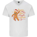 Gingers are for Life Funny Christmas Xmas Mens V-Neck Cotton T-Shirt White