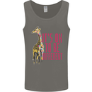 Giraffe Autism Its Okay to Be Different Mens Vest Tank Top Charcoal