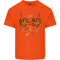 Girls Trip Fancy Dress Costume Holiday Kids T-Shirt Childrens Orange