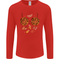 Girls Trip Fancy Dress Costume Holiday Mens Long Sleeve T-Shirt Red