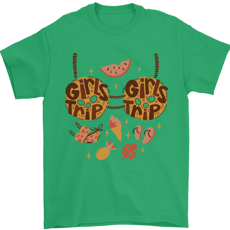 Girls Trip Fancy Dress Costume Holiday Mens T-Shirt 100% Cotton Irish Green