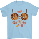 Girls Trip Fancy Dress Costume Holiday Mens T-Shirt 100% Cotton Light Blue