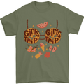 Girls Trip Fancy Dress Costume Holiday Mens T-Shirt 100% Cotton Military Green