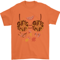 Girls Trip Fancy Dress Costume Holiday Mens T-Shirt 100% Cotton Orange