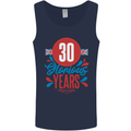Glorious 30 Years 30th Birthday Union Jack Flag Mens Vest Tank Top Navy Blue