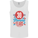 Glorious 30 Years 30th Birthday Union Jack Flag Mens Vest Tank Top White